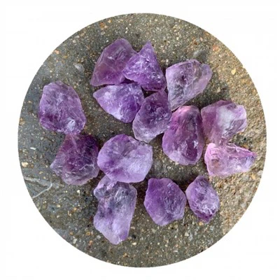 Cristal de ametist violet